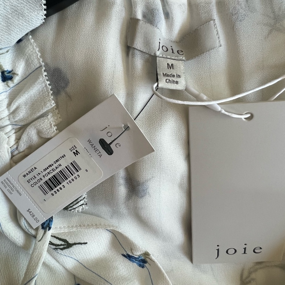 JOIE Floral-Print Silk Midi Dress - Picture 17 of 17